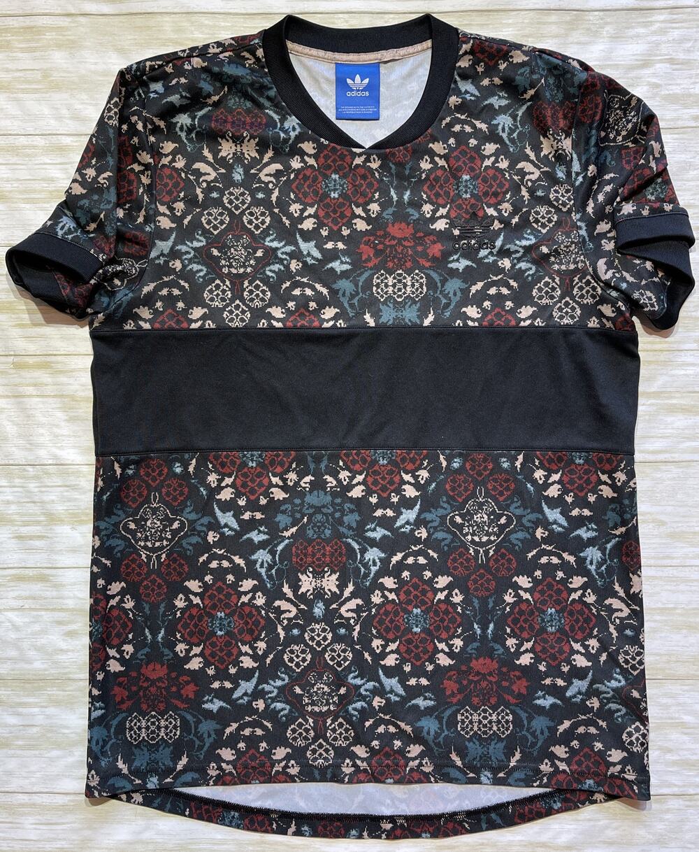 Adidas Men’s Ornamental Block Multicolored Athletic Shirt Size L